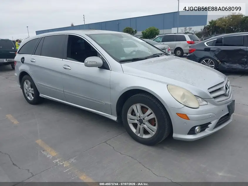 2008 Mercedes-Benz R-Class 3.5L VIN: 4JGCB56E88A068099 Lot: 45573744