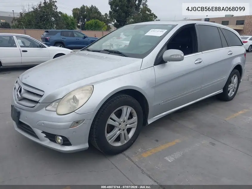 2008 Mercedes-Benz R-Class 3.5L VIN: 4JGCB56E88A068099 Lot: 45573744