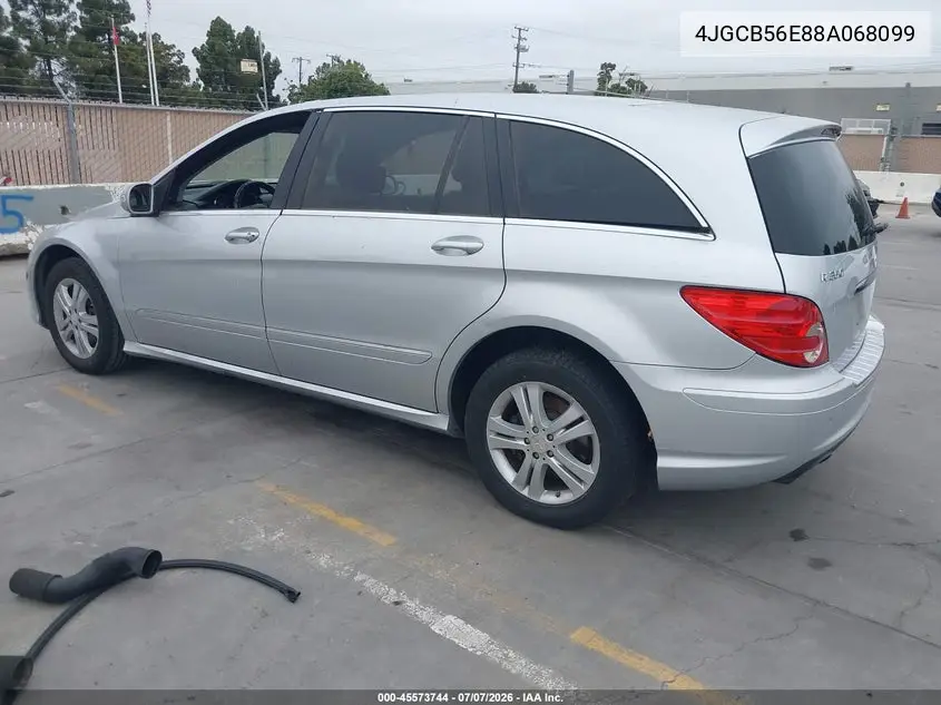 2008 Mercedes-Benz R-Class 3.5L VIN: 4JGCB56E88A068099 Lot: 45573744