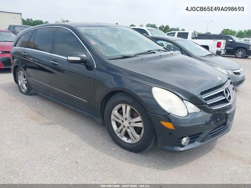 2009 Mercedes-Benz R 350 4Matic VIN: 4JGCB65E49A098693 Lot: 44912046