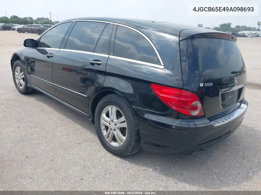 2009 Mercedes-Benz R 350 4Matic VIN: 4JGCB65E49A098693 Lot: 44912046
