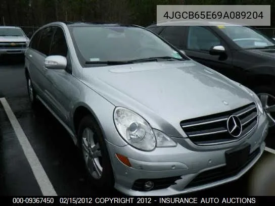 2009 Mercedes-Benz R350 R Class VIN: 4JGCB65E69A089204 Lot: 9367450