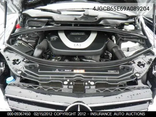 2009 Mercedes-Benz R350 R Class VIN: 4JGCB65E69A089204 Lot: 9367450
