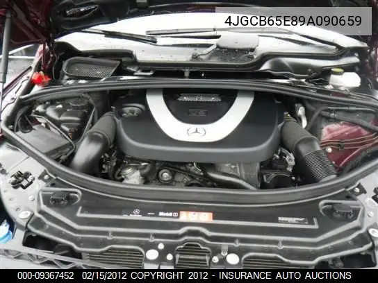 2009 Mercedes-Benz R350 R Class VIN: 4JGCB65E89A090659 Lot: 9367452