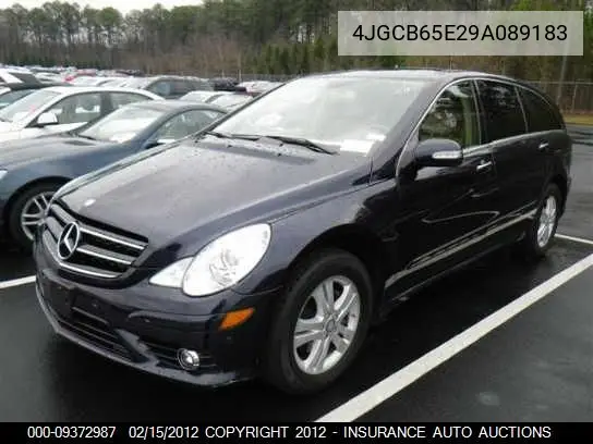 2009 Mercedes-Benz R350 R Class VIN: 4JGCB65E29A089183 Lot: 9372987