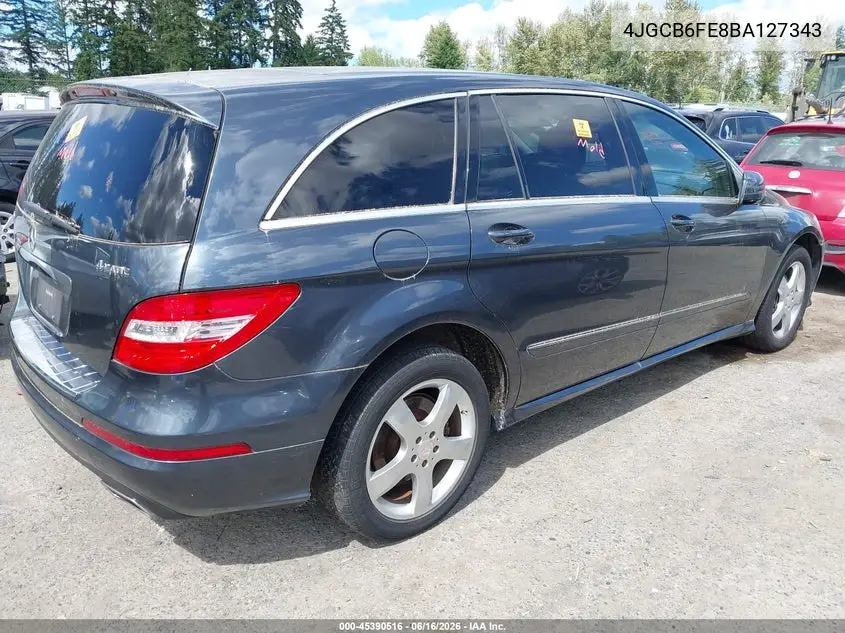 2011 Mercedes-Benz R 350 4Matic VIN: 4JGCB6FE8BA127343 Lot: 45390516