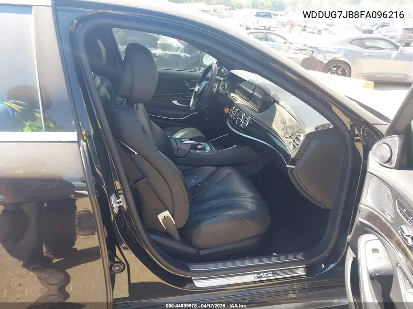 2015 Mercedes-Benz S 63 Amg 4Matic VIN: WDDUG7JB8FA096216 Lot: 44899978