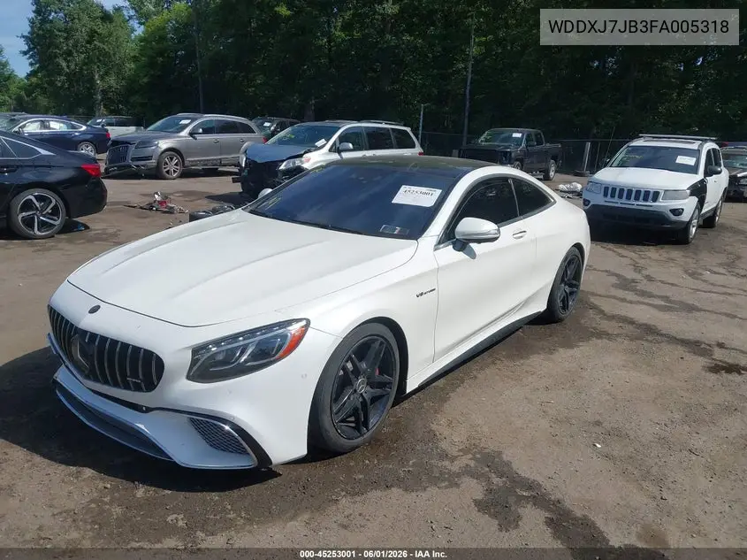 2015 Mercedes-Benz S63Amg VIN: WDDXJ7JB3FA005318 Lot: 45253001