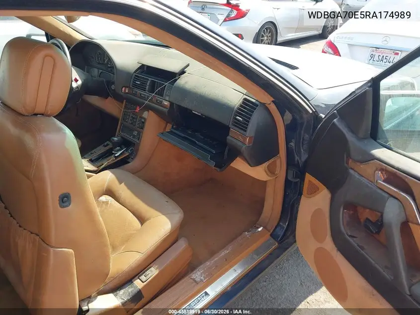 1994 Mercedes-Benz S 500 VIN: WDBGA70E5RA174989 Lot: 45518919