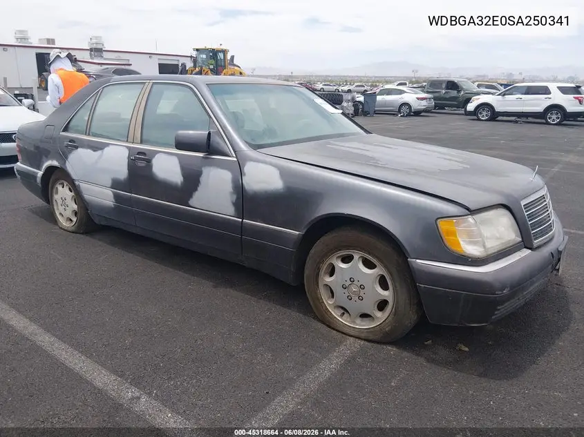 1995 Mercedes-Benz S 320W VIN: WDBGA32E0SA250341 Lot: 45318664