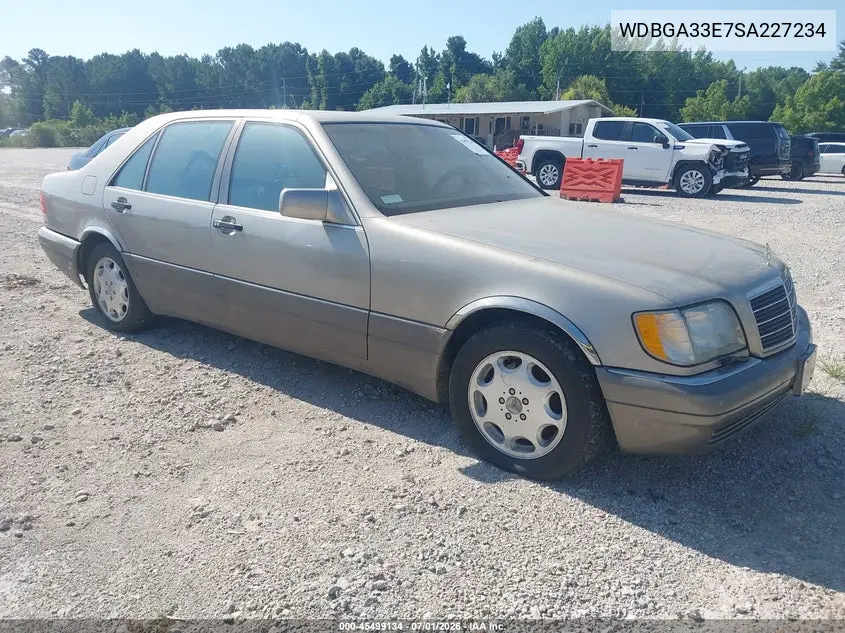 1995 Mercedes-Benz S 320 VIN: WDBGA33E7SA227234 Lot: 45499134