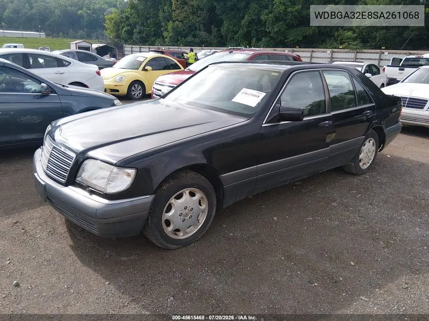 1995 Mercedes-Benz S 320W VIN: WDBGA32E8SA261068 Lot: 45615468
