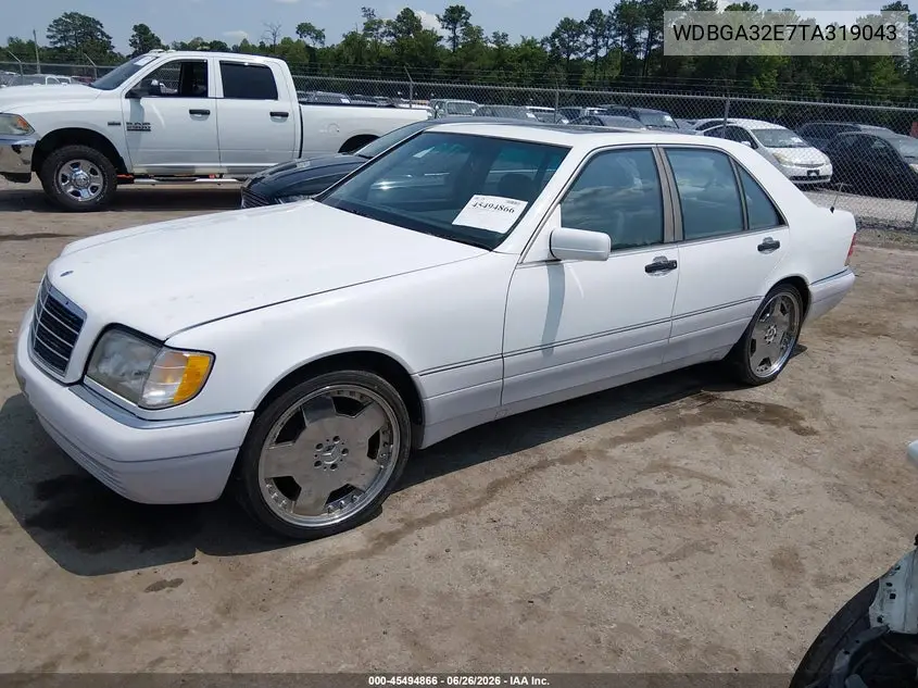 1996 Mercedes-Benz S 320W VIN: WDBGA32E7TA319043 Lot: 45494866