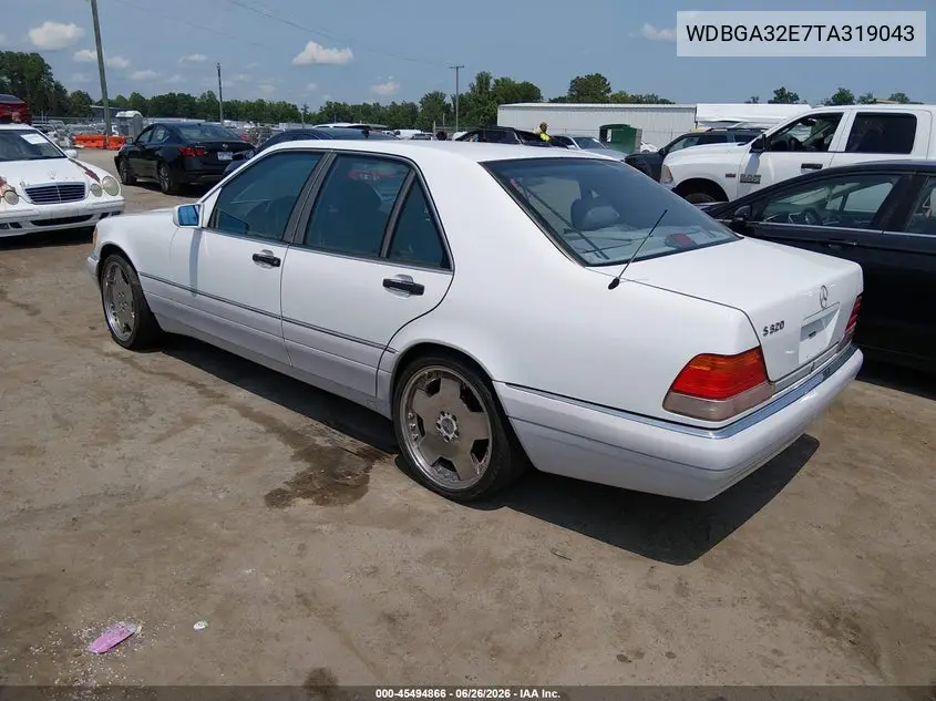 1996 Mercedes-Benz S 320W VIN: WDBGA32E7TA319043 Lot: 45494866