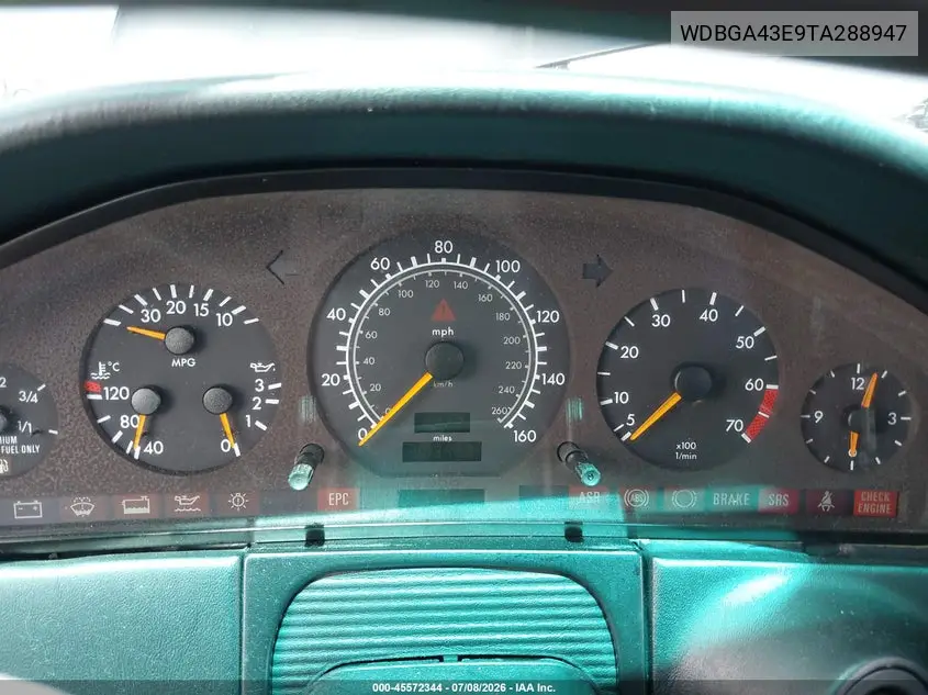 1996 Mercedes-Benz S 420 VIN: WDBGA43E9TA288947 Lot: 45572344