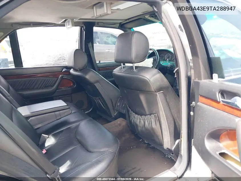 1996 Mercedes-Benz S 420 VIN: WDBGA43E9TA288947 Lot: 45572344