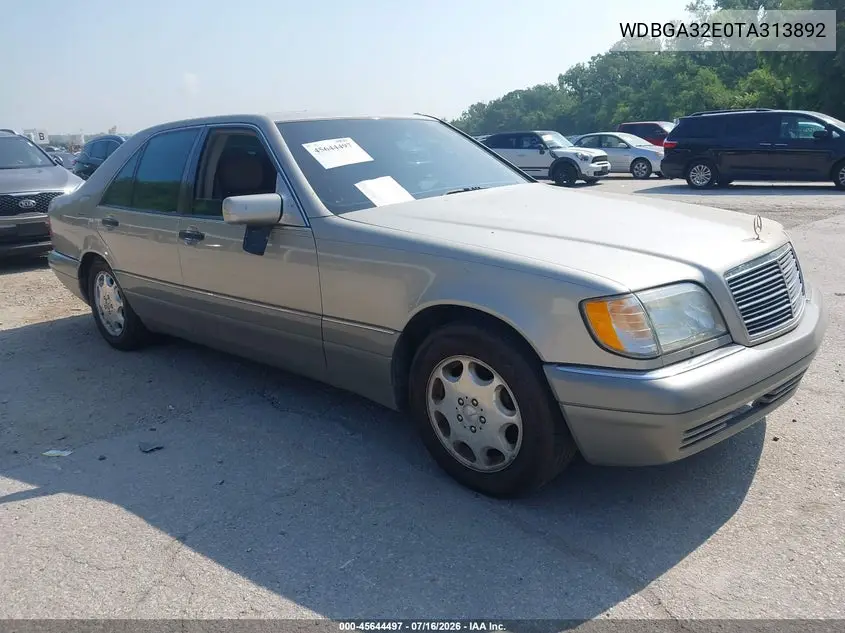 1996 Mercedes-Benz S 320W VIN: WDBGA32E0TA313892 Lot: 45644497