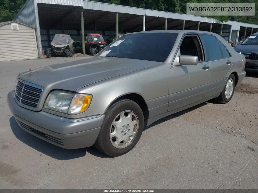 1996 Mercedes-Benz S 320W VIN: WDBGA32E0TA313892 Lot: 45644497