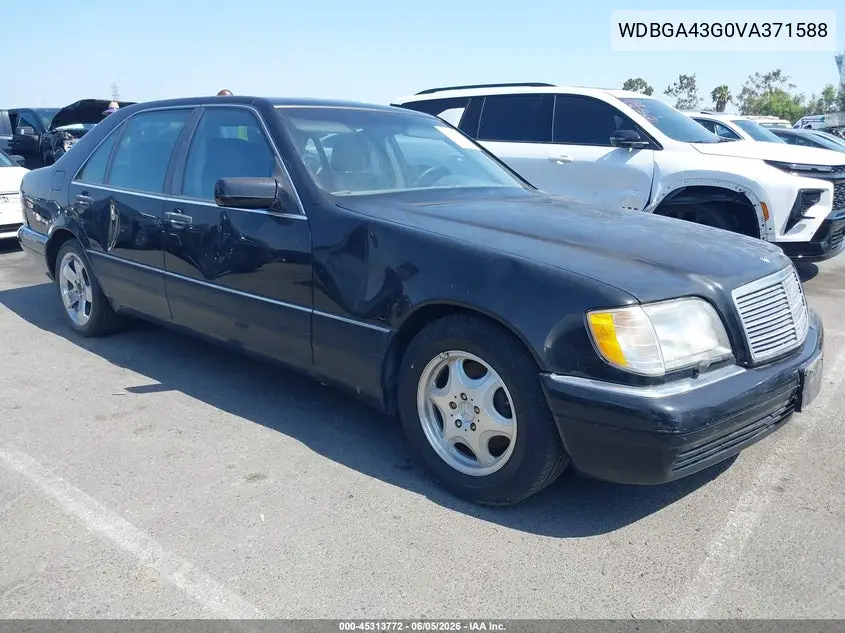 1997 Mercedes-Benz S 420 VIN: WDBGA43G0VA371588 Lot: 45313772
