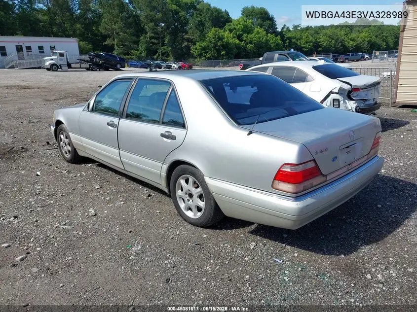 1997 Mercedes-Benz S 420 VIN: WDBGA43E3VA328989 Lot: 45381617