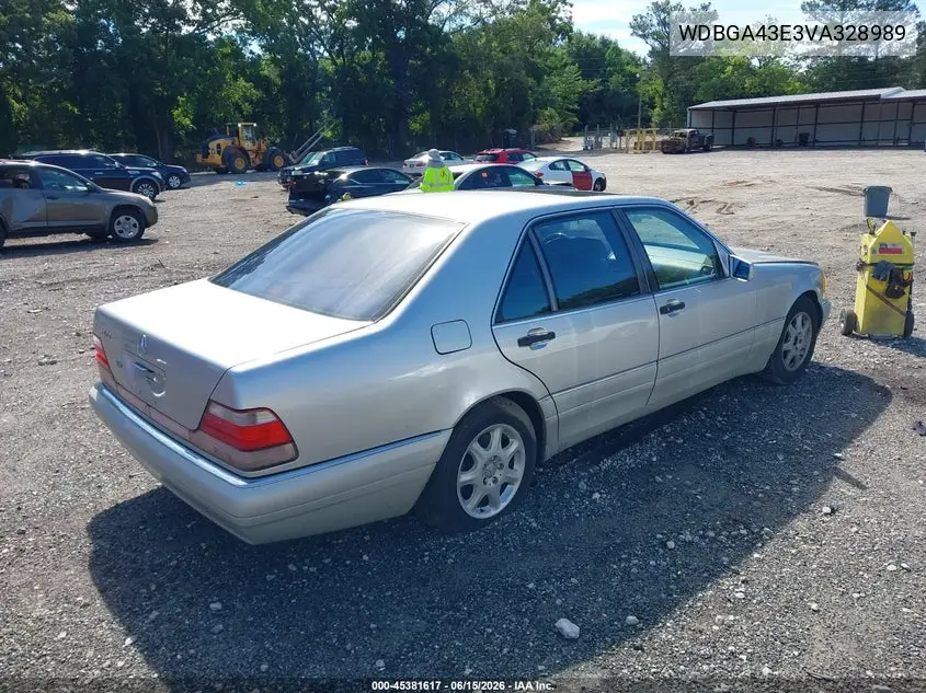 1997 Mercedes-Benz S 420 VIN: WDBGA43E3VA328989 Lot: 45381617