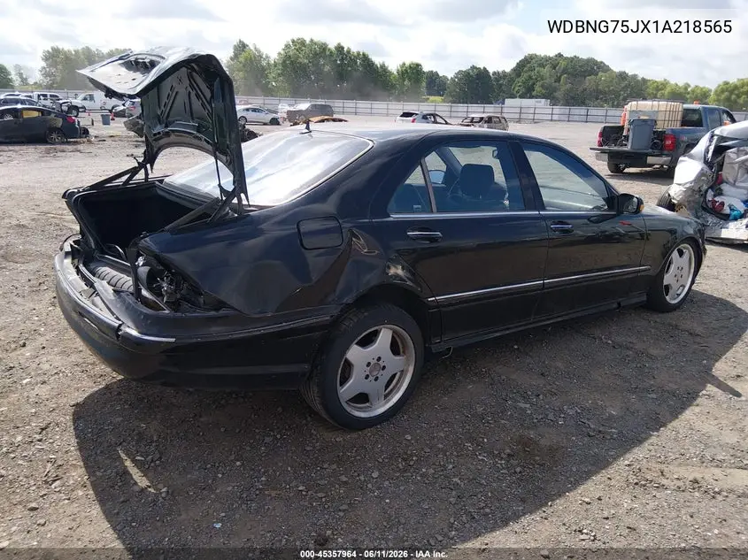 2001 Mercedes-Benz S 500 VIN: WDBNG75JX1A218565 Lot: 45357964