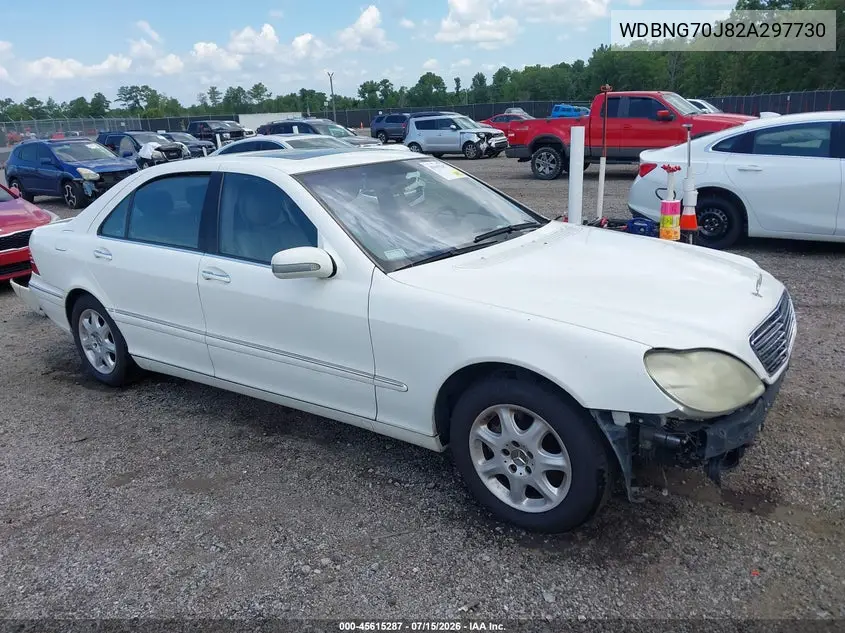 2002 Mercedes-Benz S 430 VIN: WDBNG70J82A297730 Lot: 45615287