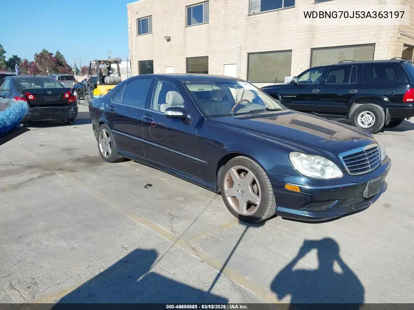 WDBNG70J53A363197 2003 Mercedes-Benz S 430