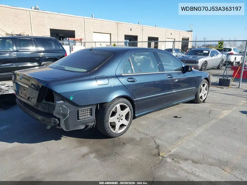 WDBNG70J53A363197 2003 Mercedes-Benz S 430