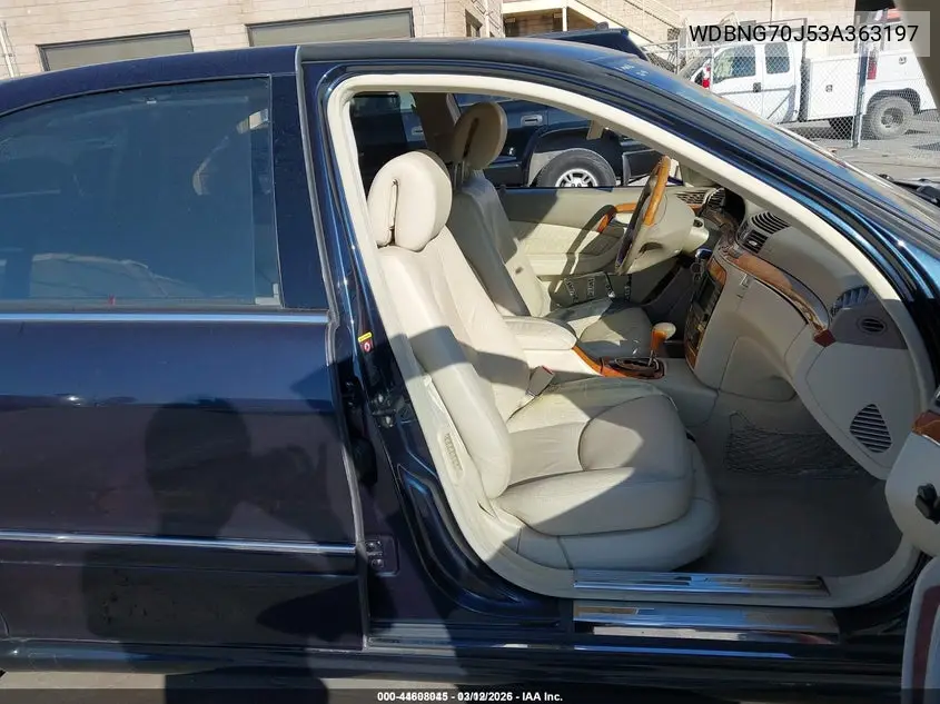 WDBNG70J53A363197 2003 Mercedes-Benz S 430