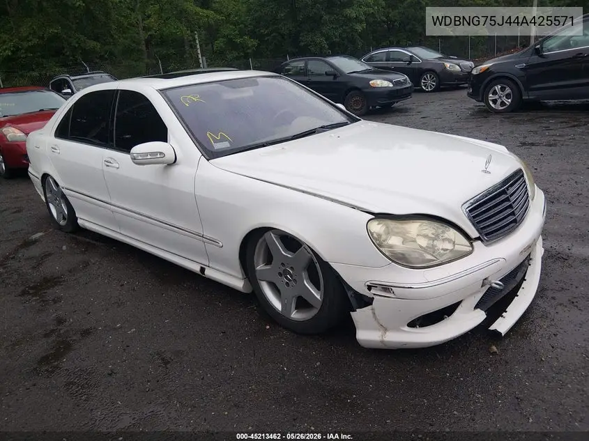 2004 Mercedes-Benz S 500 VIN: WDBNG75J44A425571 Lot: 45213462