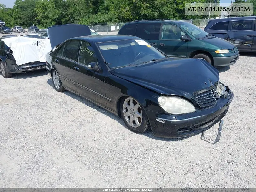 2005 Mercedes-Benz S 500 4Matic VIN: WDBNG84J65A448066 Lot: 45592437