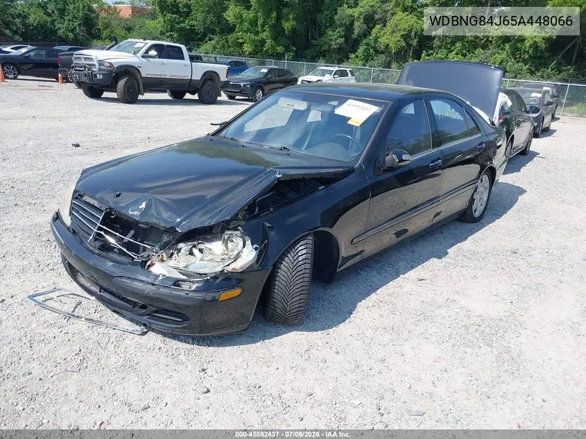 2005 Mercedes-Benz S 500 4Matic VIN: WDBNG84J65A448066 Lot: 45592437