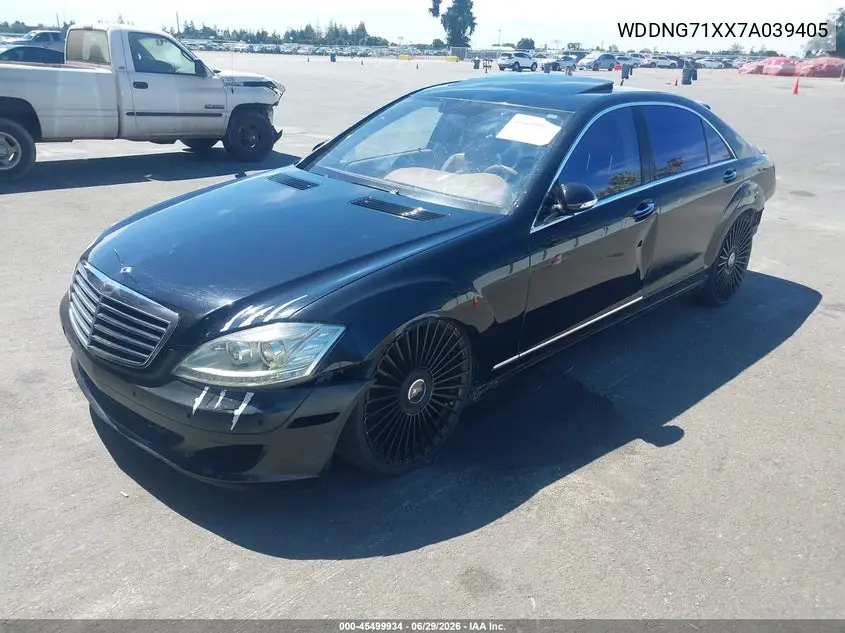 2007 Mercedes-Benz S 550 VIN: WDDNG71XX7A039405 Lot: 45499934