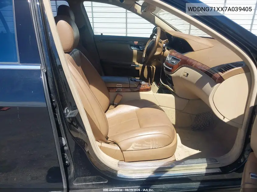 2007 Mercedes-Benz S 550 VIN: WDDNG71XX7A039405 Lot: 45499934