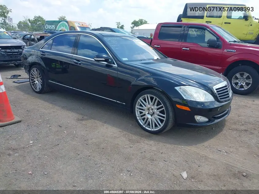 2007 Mercedes-Benz S 550 VIN: WDDNG71X57A098393 Lot: 45565397
