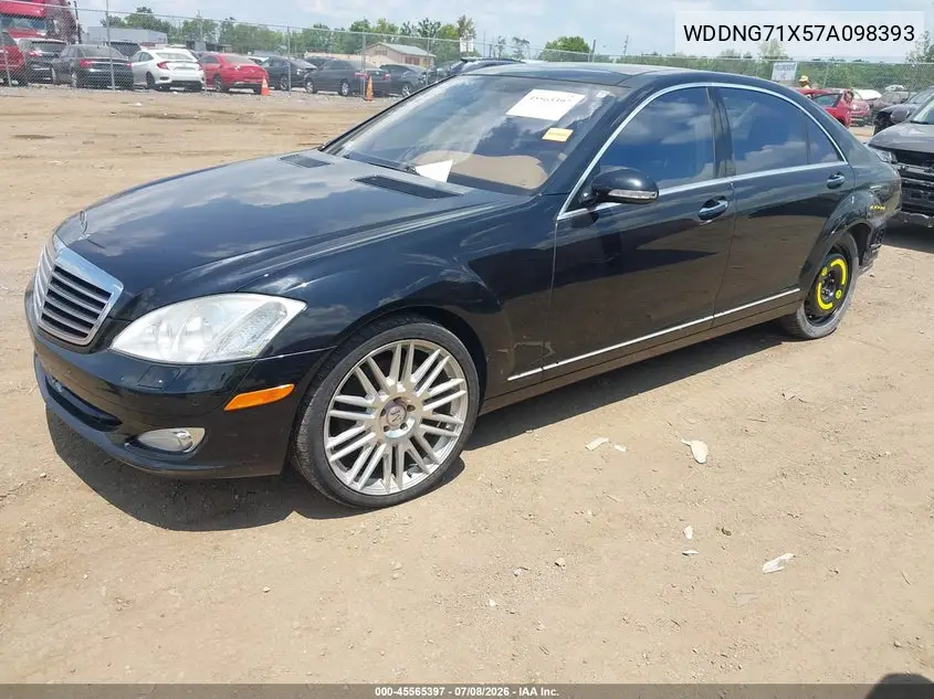 2007 Mercedes-Benz S 550 VIN: WDDNG71X57A098393 Lot: 45565397