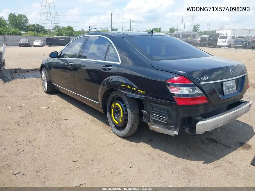 2007 Mercedes-Benz S 550 VIN: WDDNG71X57A098393 Lot: 45565397