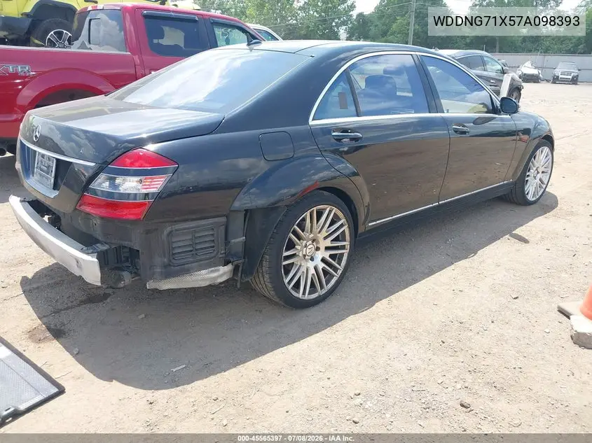 2007 Mercedes-Benz S 550 VIN: WDDNG71X57A098393 Lot: 45565397