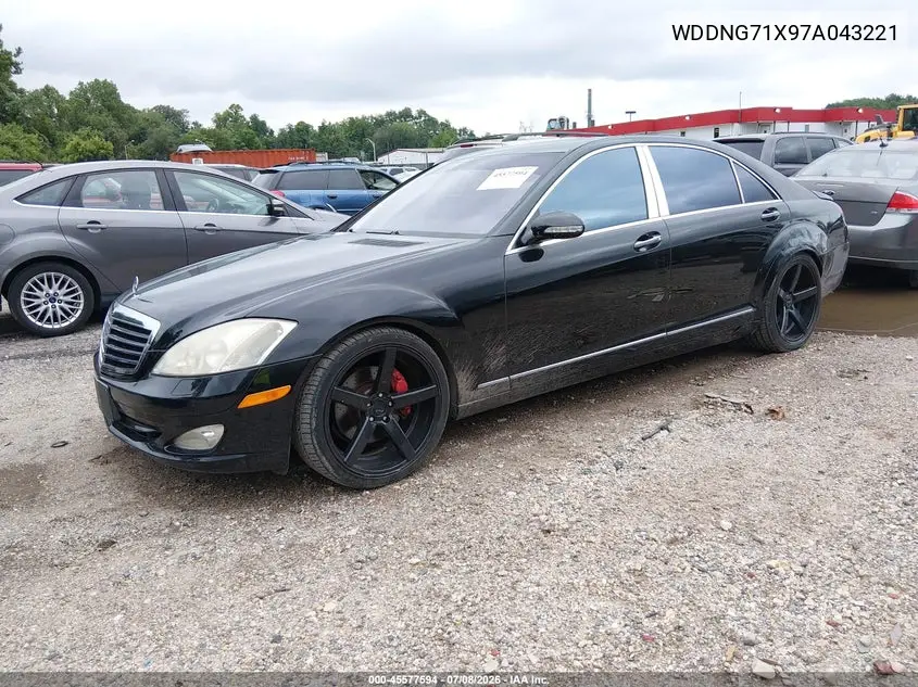 2007 Mercedes-Benz S 550 VIN: WDDNG71X97A043221 Lot: 45577594
