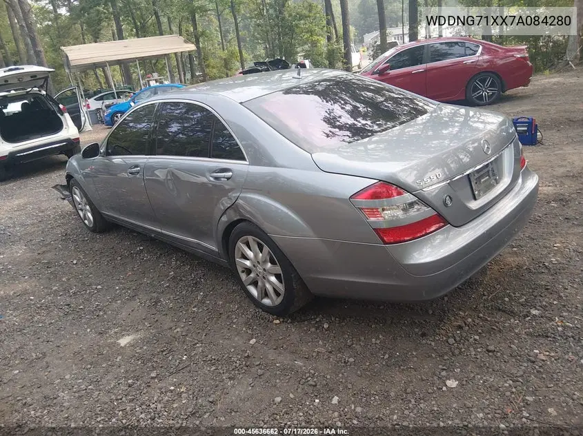 2007 Mercedes-Benz S 550 VIN: WDDNG71XX7A084280 Lot: 45636662