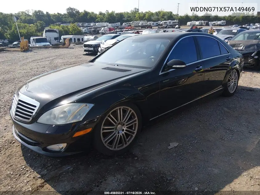 2007 Mercedes-Benz S 550 VIN: WDDNG71X57A149469 Lot: 45655331