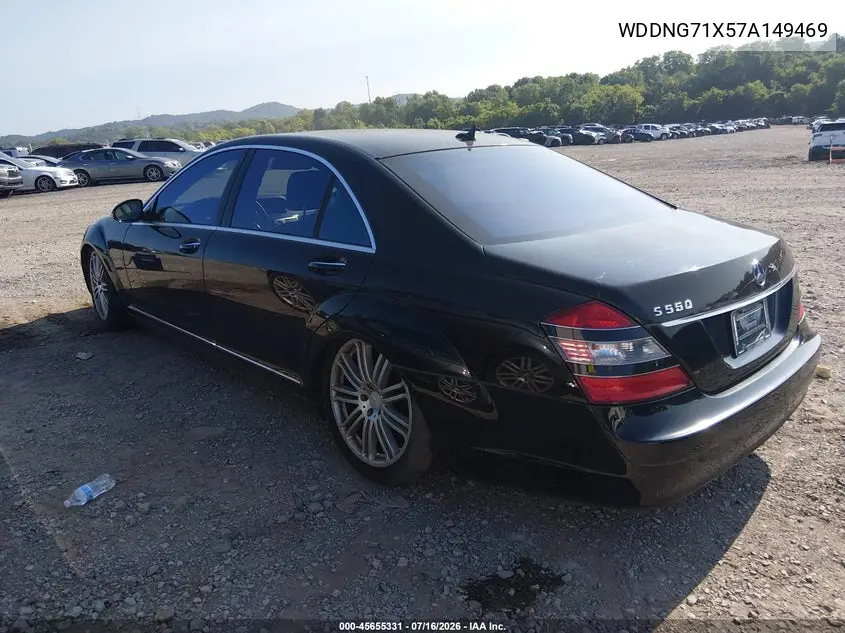 2007 Mercedes-Benz S 550 VIN: WDDNG71X57A149469 Lot: 45655331