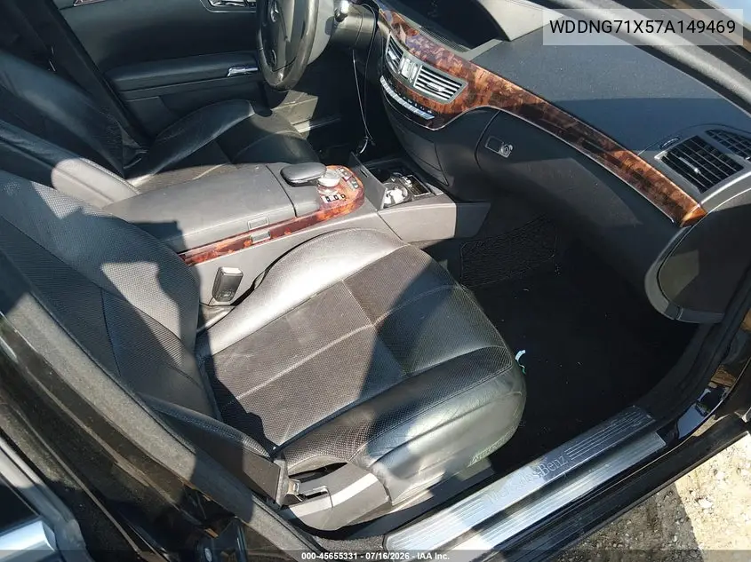 2007 Mercedes-Benz S 550 VIN: WDDNG71X57A149469 Lot: 45655331