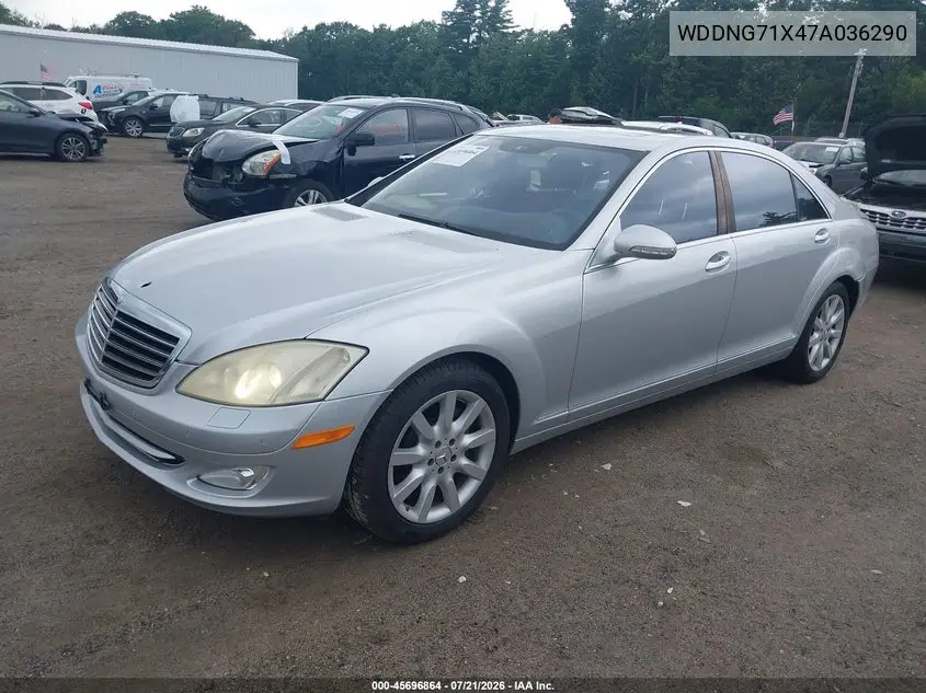 2007 Mercedes-Benz S 550 VIN: WDDNG71X47A036290 Lot: 45696864