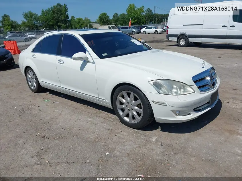 2008 Mercedes-Benz S 550 VIN: WDDNG71X28A168014 Lot: 45492416