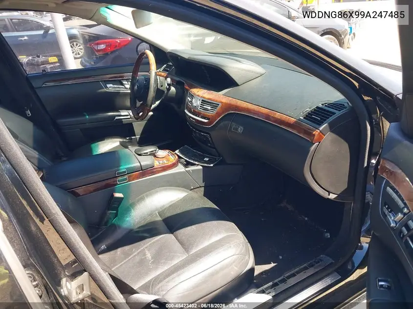 2009 Mercedes-Benz S 550 4Matic VIN: WDDNG86X99A247485 Lot: 45423402