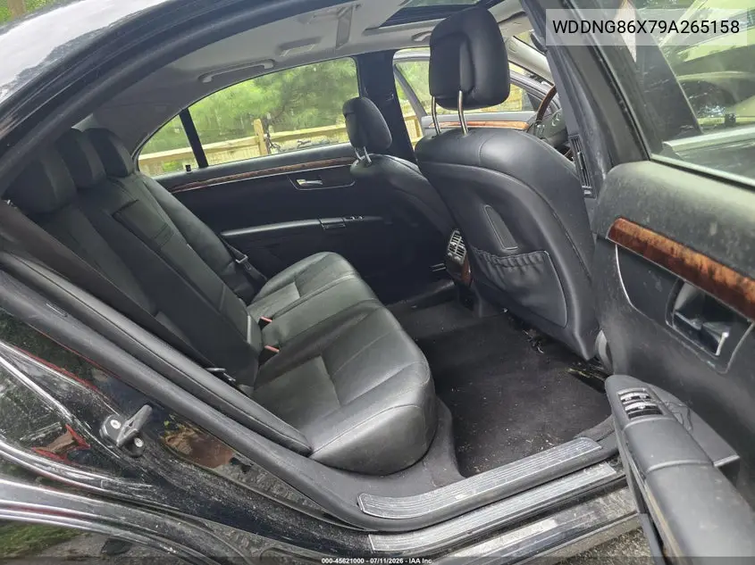 2009 Mercedes-Benz S 550 4Matic VIN: WDDNG86X79A265158 Lot: 45621000