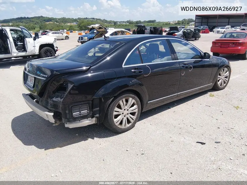 2009 Mercedes-Benz S 550 4Matic VIN: WDDNG86X09A266927 Lot: 45628577