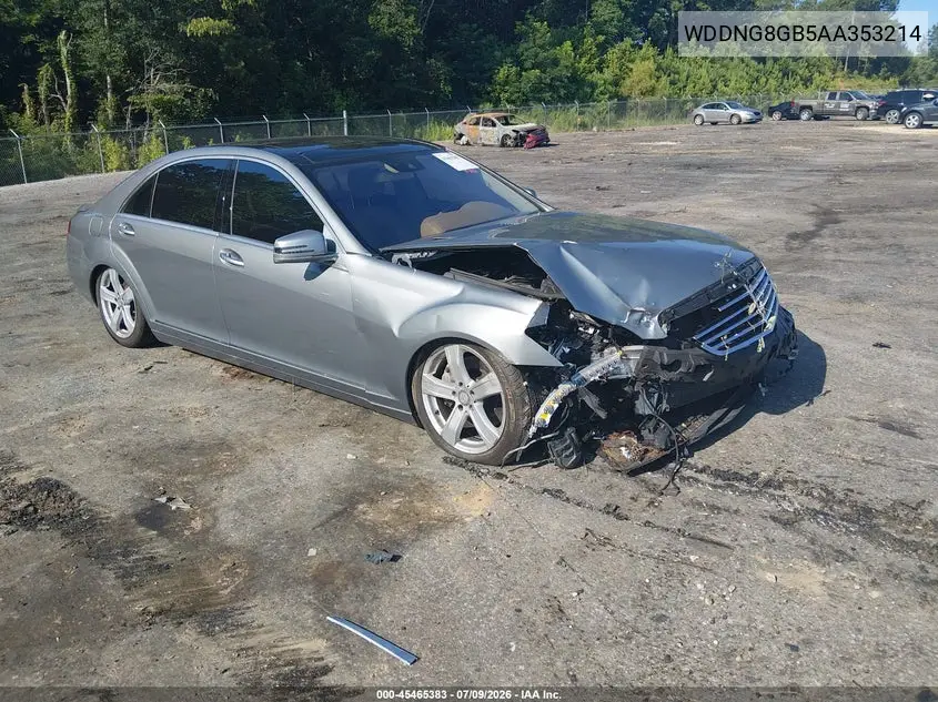 2010 Mercedes-Benz S 550 4Matic VIN: WDDNG8GB5AA353214 Lot: 45465383